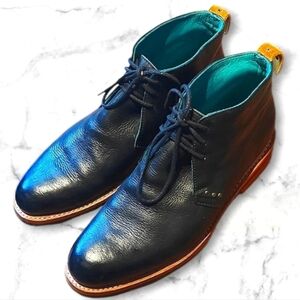 Elegant Black Leather Men's Shoes
